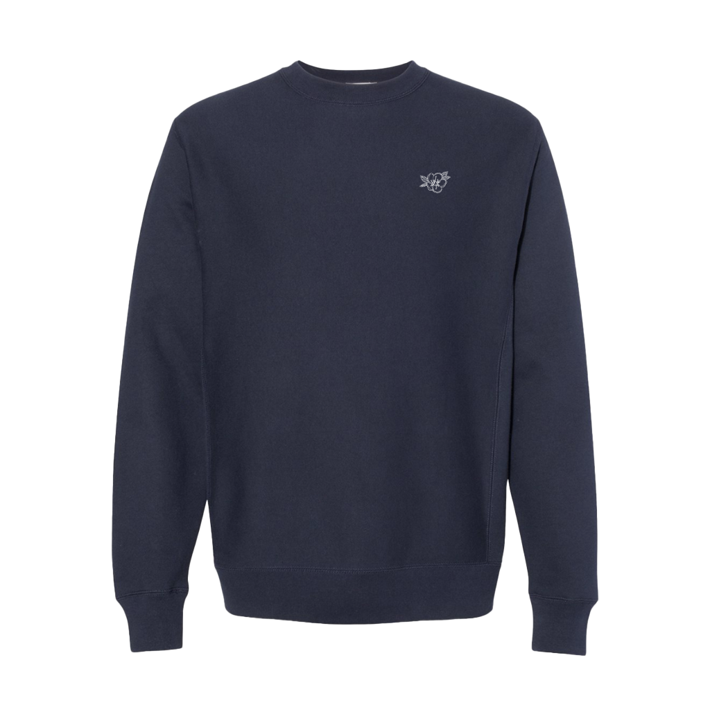 Photograph of product: Pure Blossom | Deep Twilight | Crewneck
