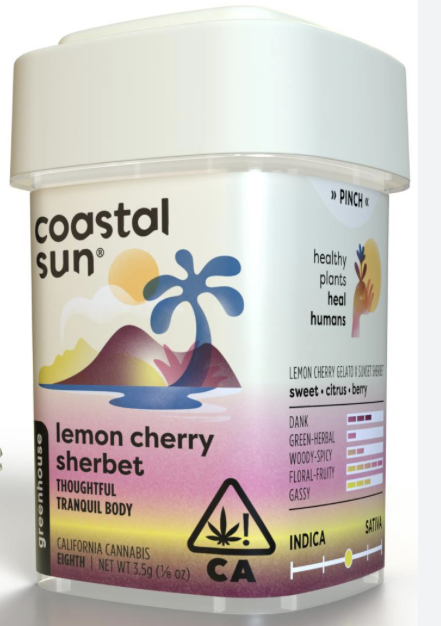Photograph of product: Lemon Cherry Sherbet 10 Pack