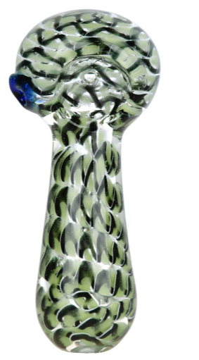 Photograph of product: Hidden Dimensions Glass Spoon Pipe 3.75"