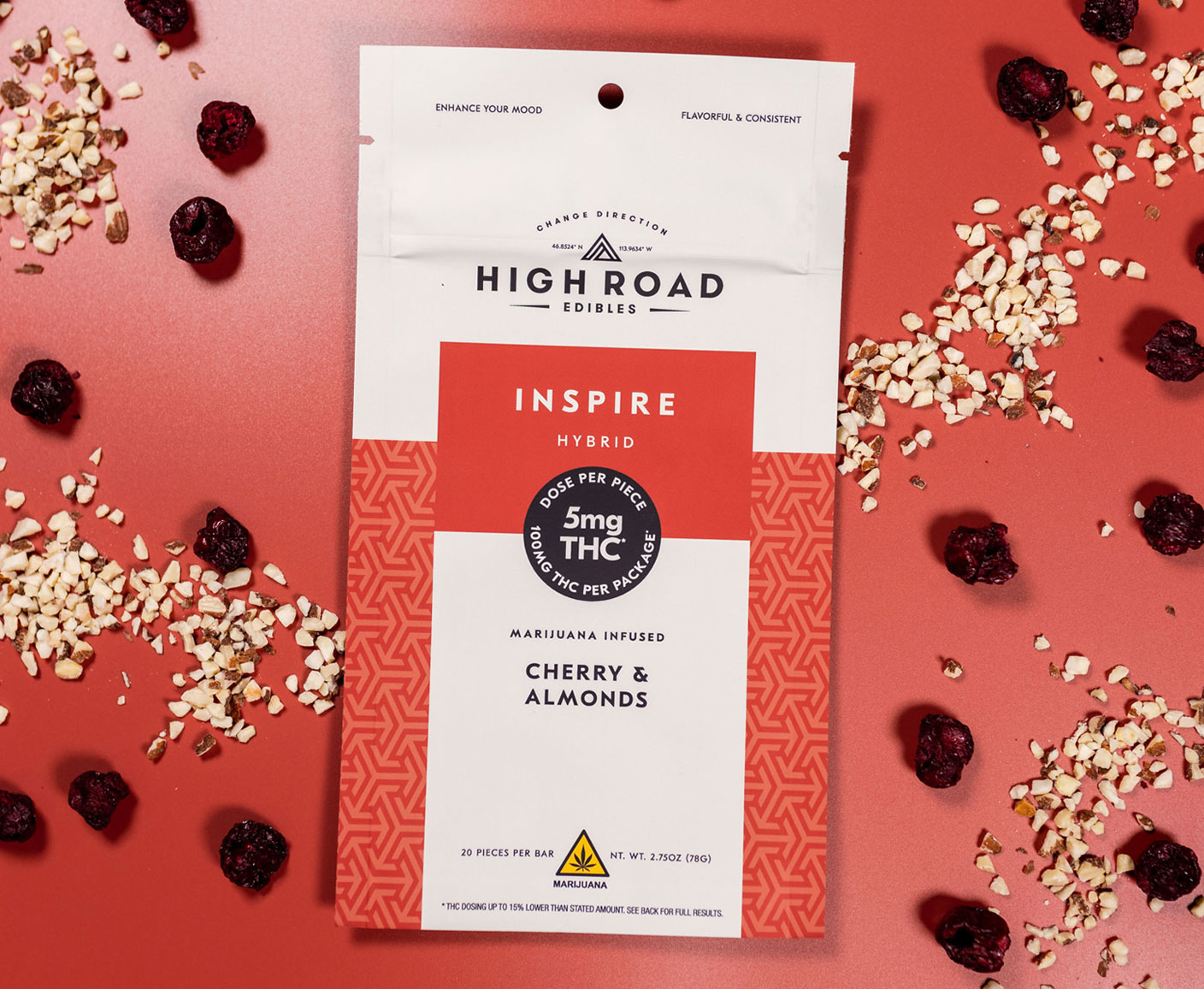 Photograph of product: Inspire White Chocolate Cherry Almond