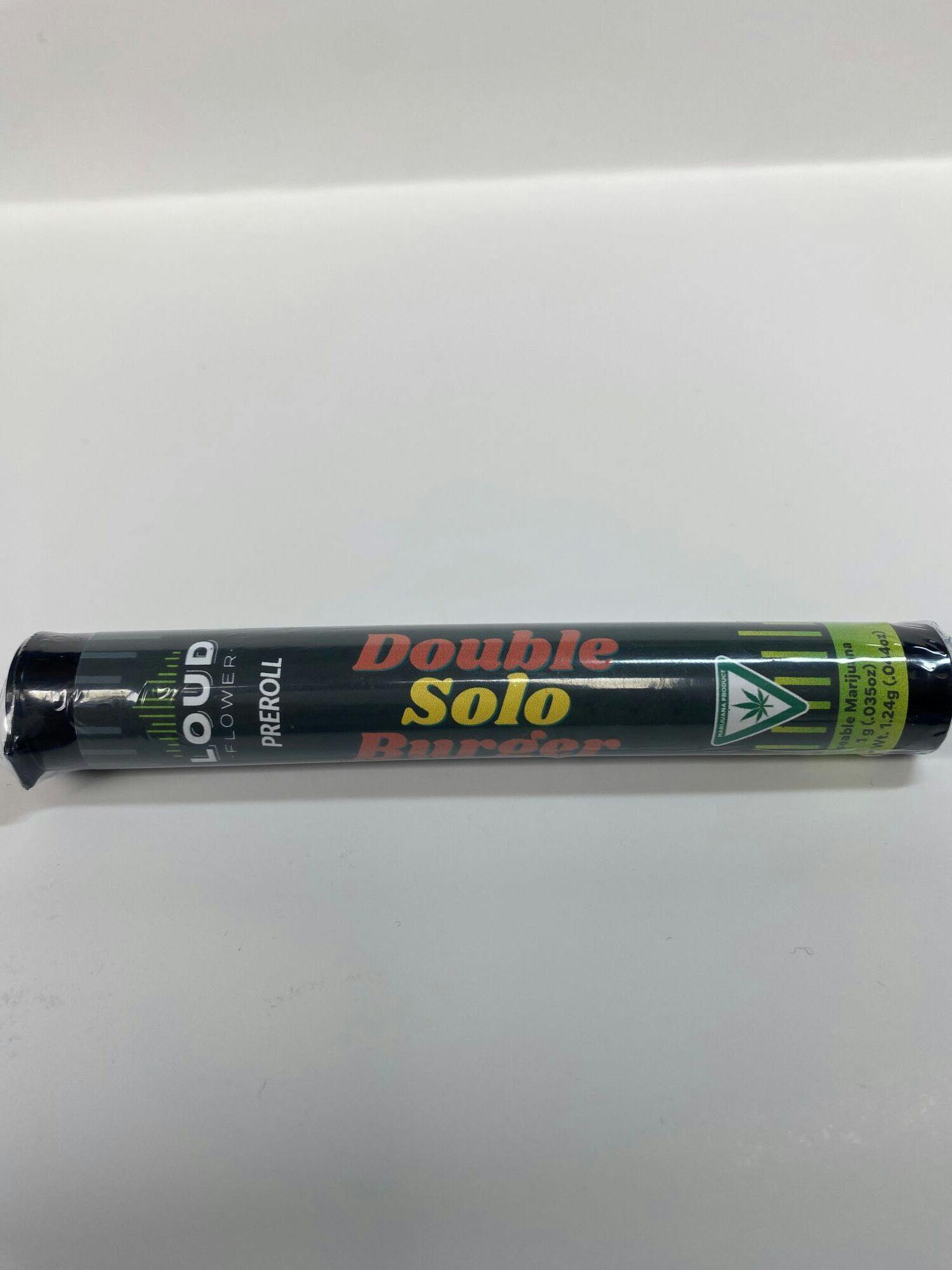 Photograph of product: Loud Flower | DOUBLE SOLO BURGER | 1g