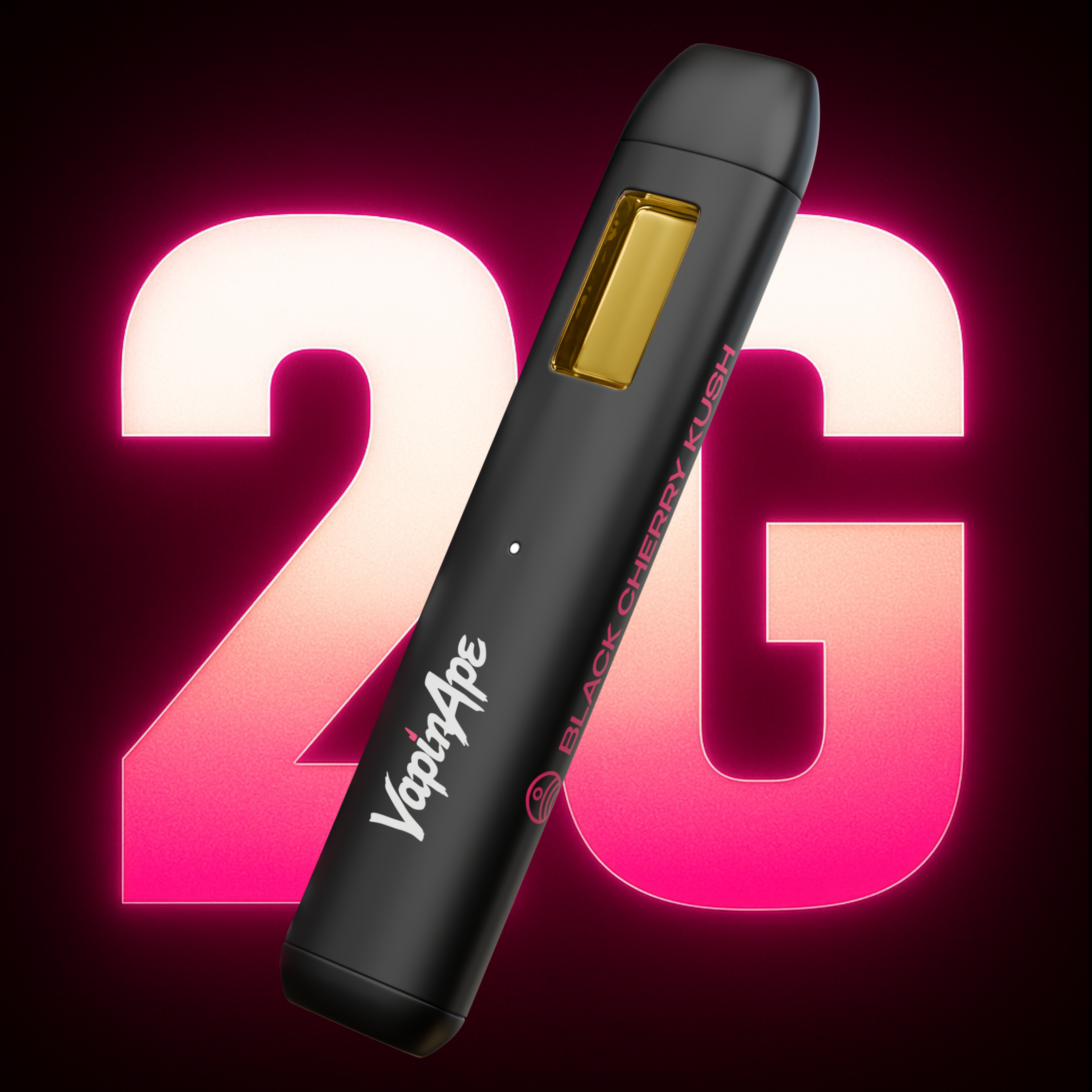 Photograph of product: Vapin Ape - Black Cherry Kush - 2.0G Full Spectrum Disposable