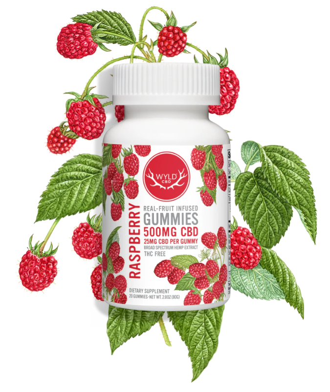 Photograph of product: Wyld // HEMP Raspberry 250mg