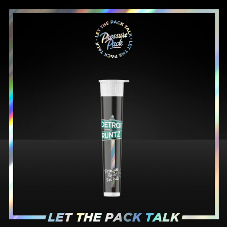 Photograph of product: Pressure Pack - Pre-Roll - Detroit Runtz