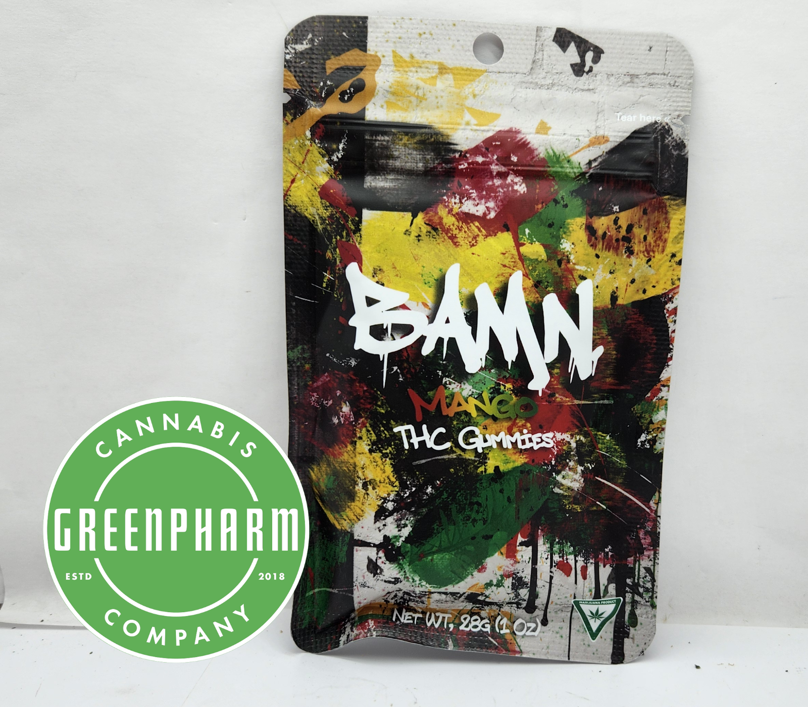 Photograph of product: Edible | BAMN | Mango Gummies | 200mg