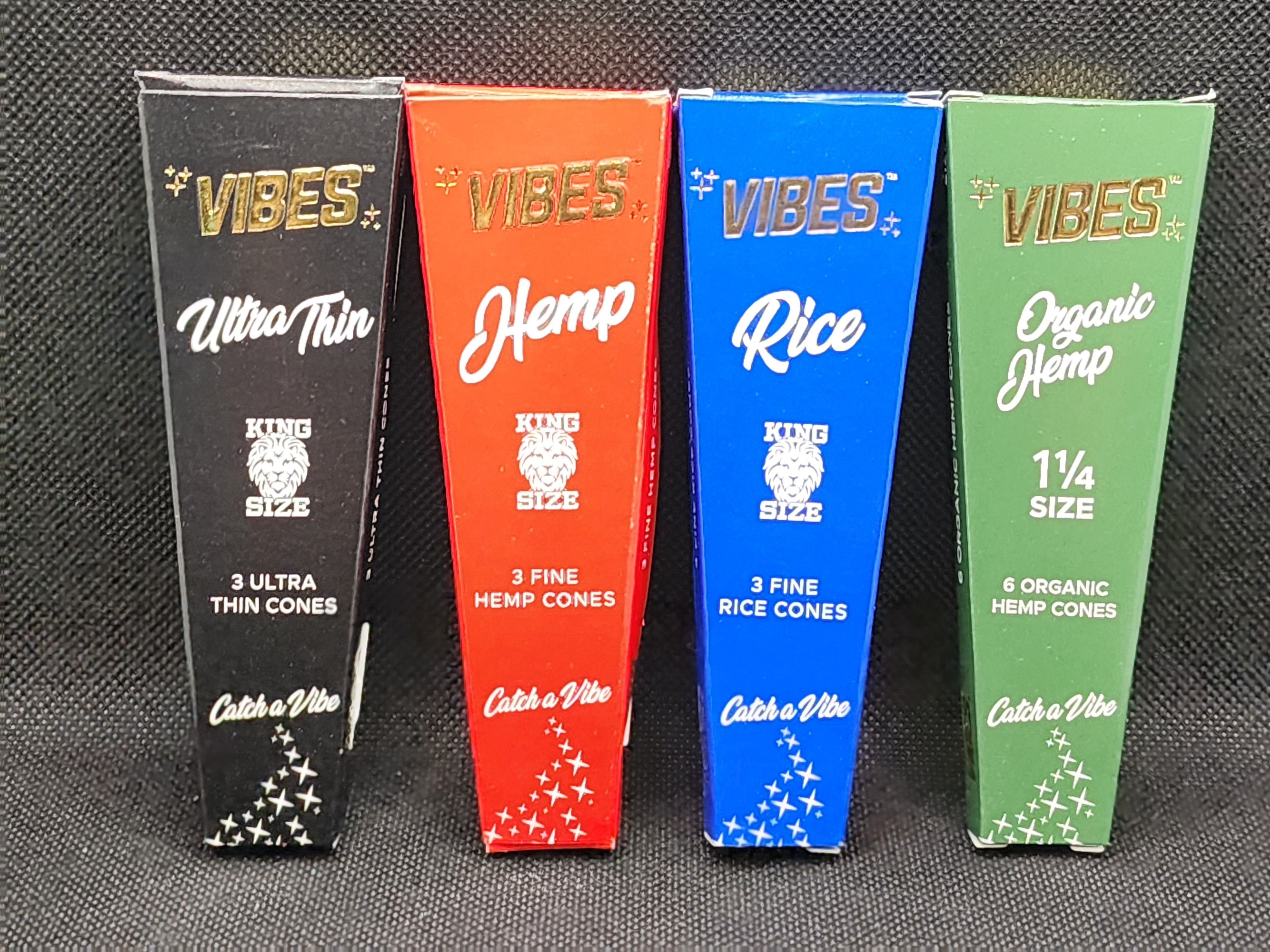 Photograph of product: Vibes Rice Rolling Papers 1 1/4 6pk