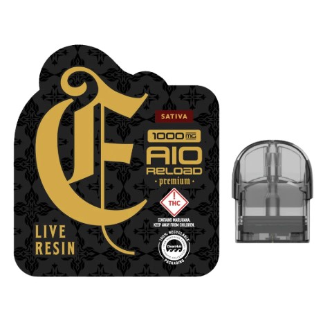 Photograph of product: Eureka | 1g Live Resin AIO | Cake Crasher (S)