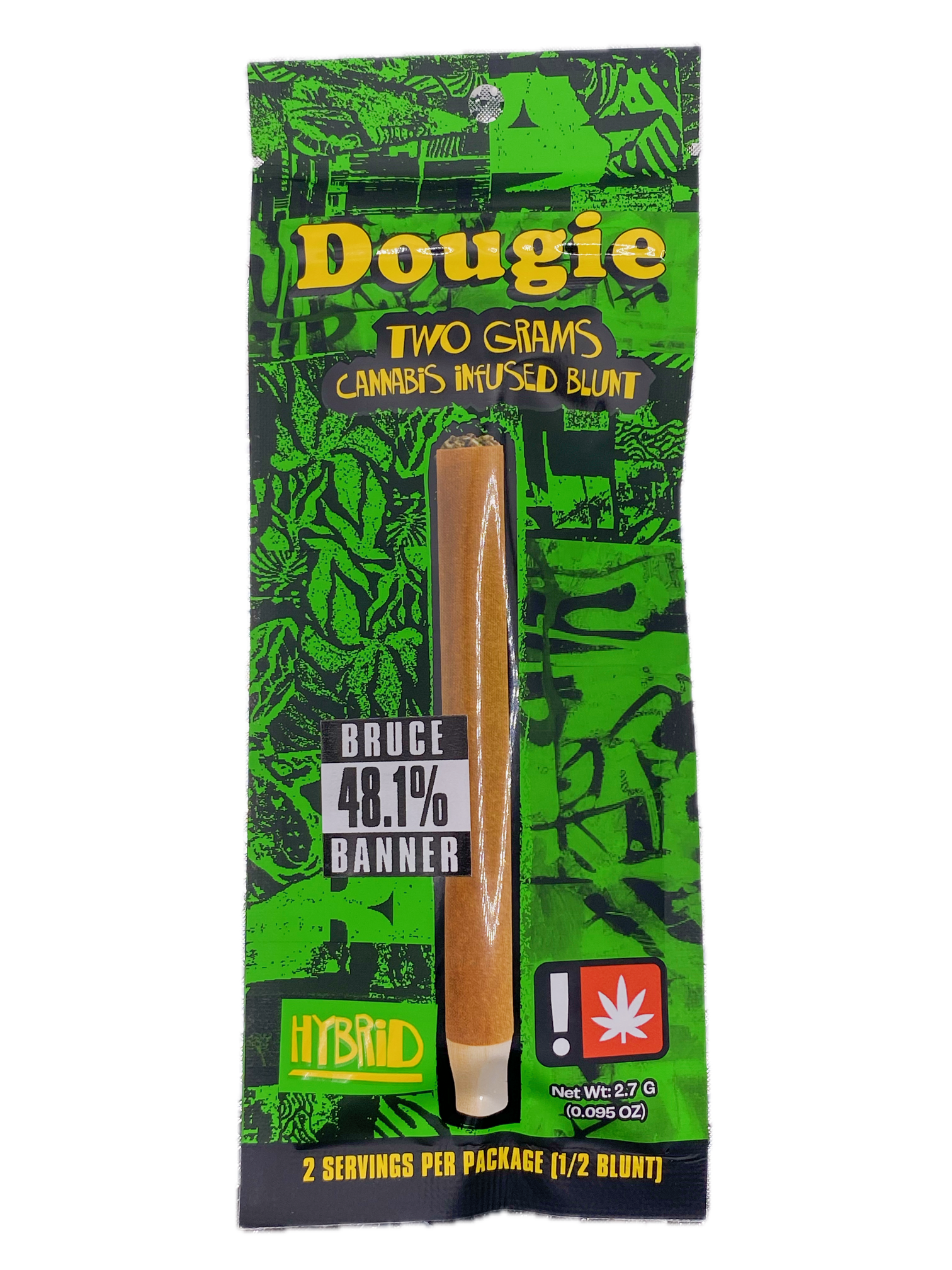 Photograph of product: DOUGIE - INFUSED - BLUNT - 2G - HYBRID - BRUCE BANNER