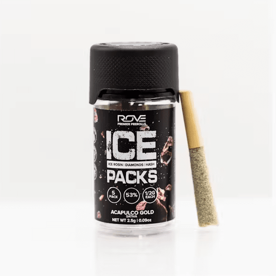 Photograph of product: Rove Infused Pre-roll Pack Acapulco Gold 2.5g - 