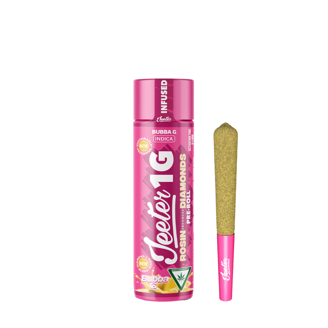 Photograph of product: Jeeter | Bubba G Infused Pre-Roll | 1g