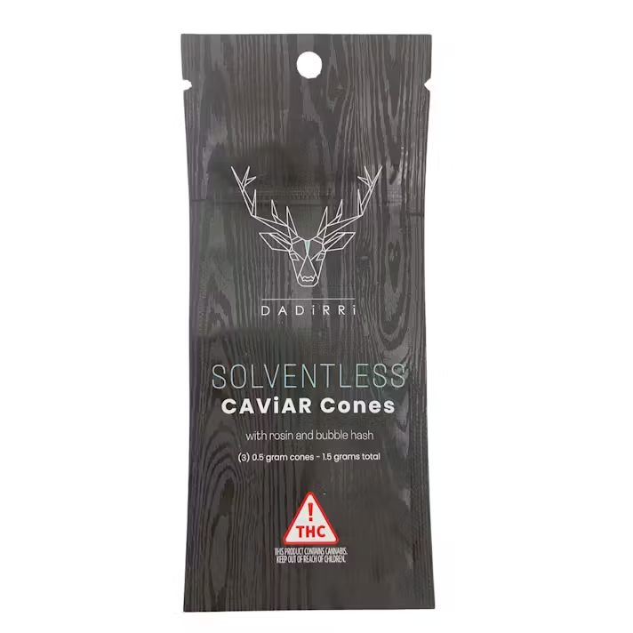 Photograph of product: Dadirri - Solventless Caviar - (S) Apricot Scone - 3pk .5g Bitties