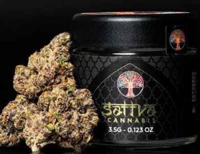 Photograph of product: Sattva - LA Pop Rocks x Purple Push Pop (3.5g) - 3.5 grams