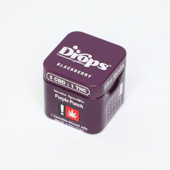 Photograph of product: Drops - Cranberry 100mg 2pk Gummies - 