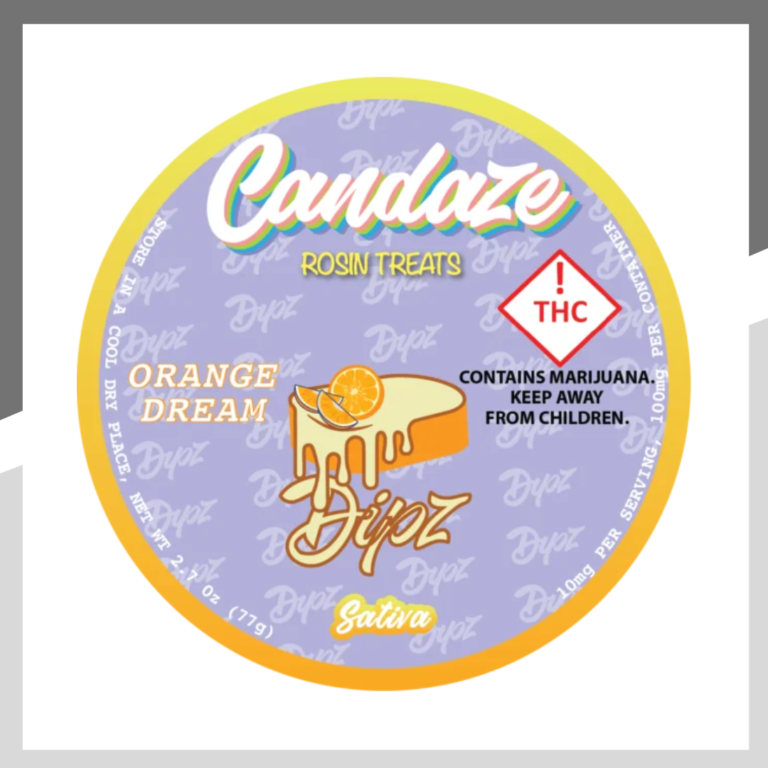 Photograph of product: Dipz - Berries & Cream Oui'd | Gummies | 10pk | 100mg