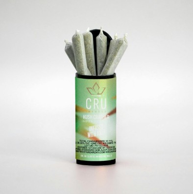Photograph of product: CRU | Kush Crasher | 6pk | Infused Pre-rolls