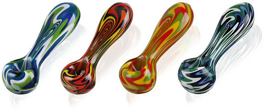 Photograph of product: Pulsar | Worked Spoon Hand Pipe | 4.5"