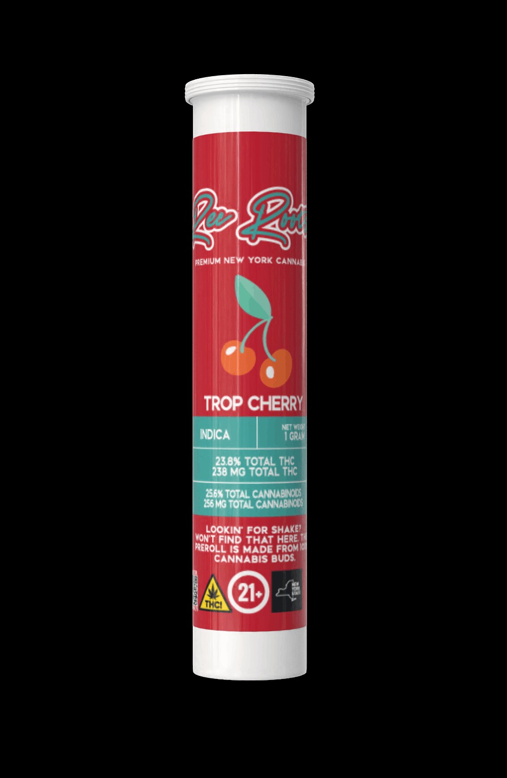 Photograph of Product: Rec Roots | Tropical Cherry | Pre-Roll | 1g