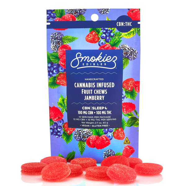 Photograph of product: Gummies - Jam Berry | TH-oui:CBN | Smokies