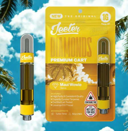 Photograph of product: 510 Diamonds | Maui Wowie | 1g | 92.71% TAC