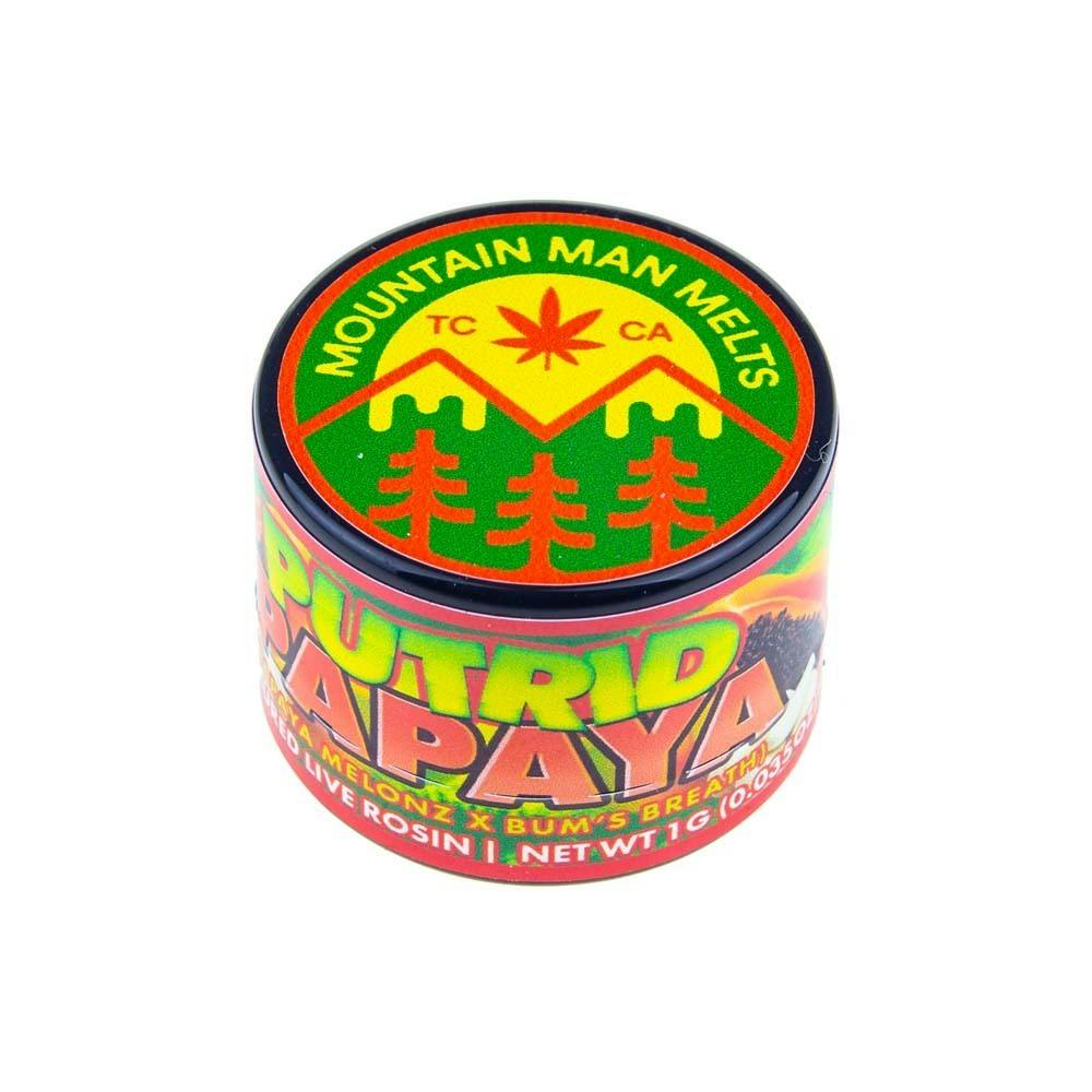 Photograph of product: Mountain Man Melts | Papaya Live Rosin (1g)