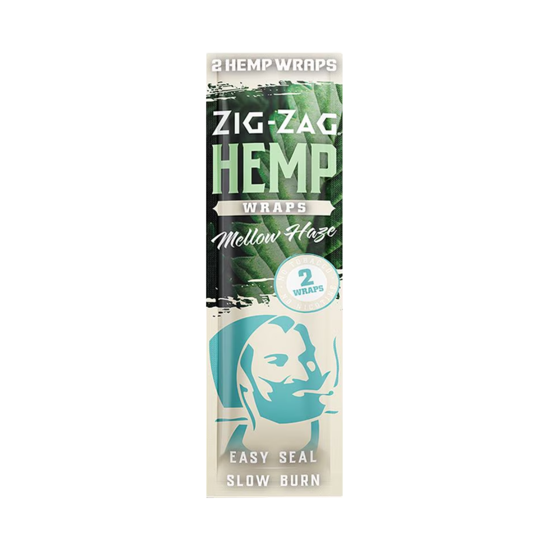 Photograph of product: Zig Zag | Mellow Haze Hemp Wraps | 2 Pack