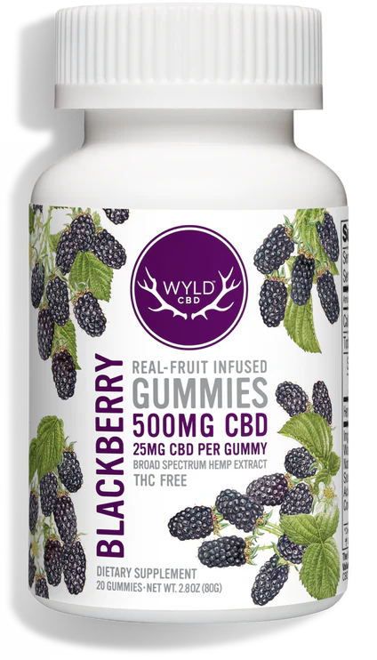 Photograph of product: CBD Blackberry Gummies