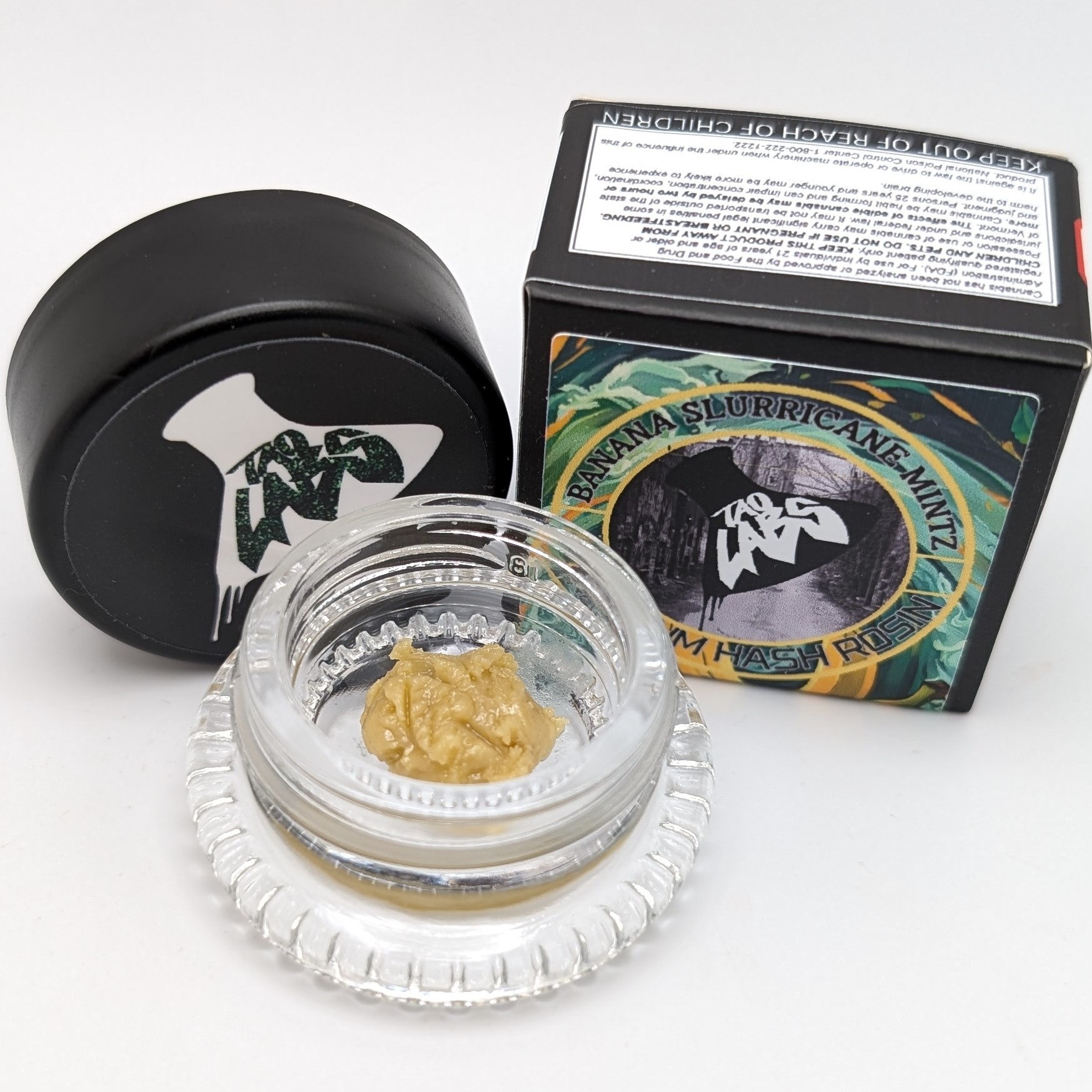 Photograph of product: Banana Slurricane Mintz 1g au chocolat Rosin