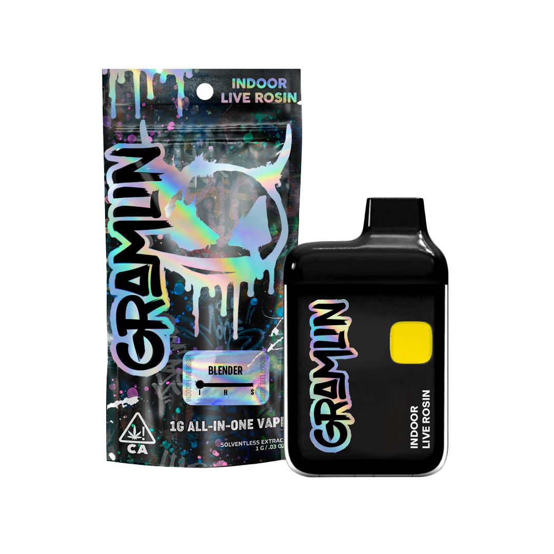 Photograph of product: GRAMLIN LIVE ROSIN ALL-IN-ONE VAPE - BLENDER 1G