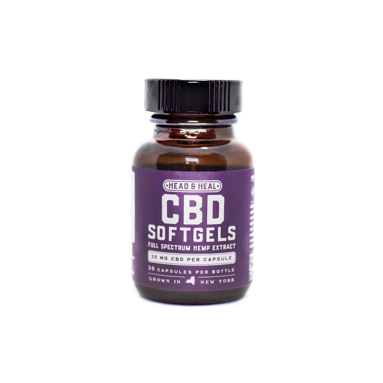 Photograph of product: Head & Heal | CBD Softgels | 600MG