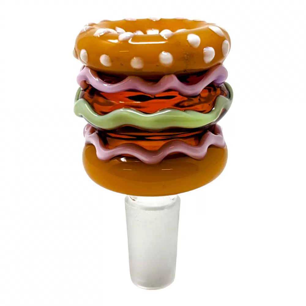 Photograph of product: Bowl | 14mm | Mighty Meaty Burger | Assorted Colors