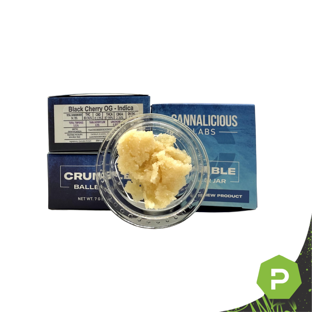 Photograph of product: Cannalicious Wax Bucket | Black Cherry OG