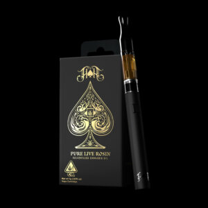 Photograph of product: Heavy Hitters Live Rosin Cart 1g Grapes and Cream