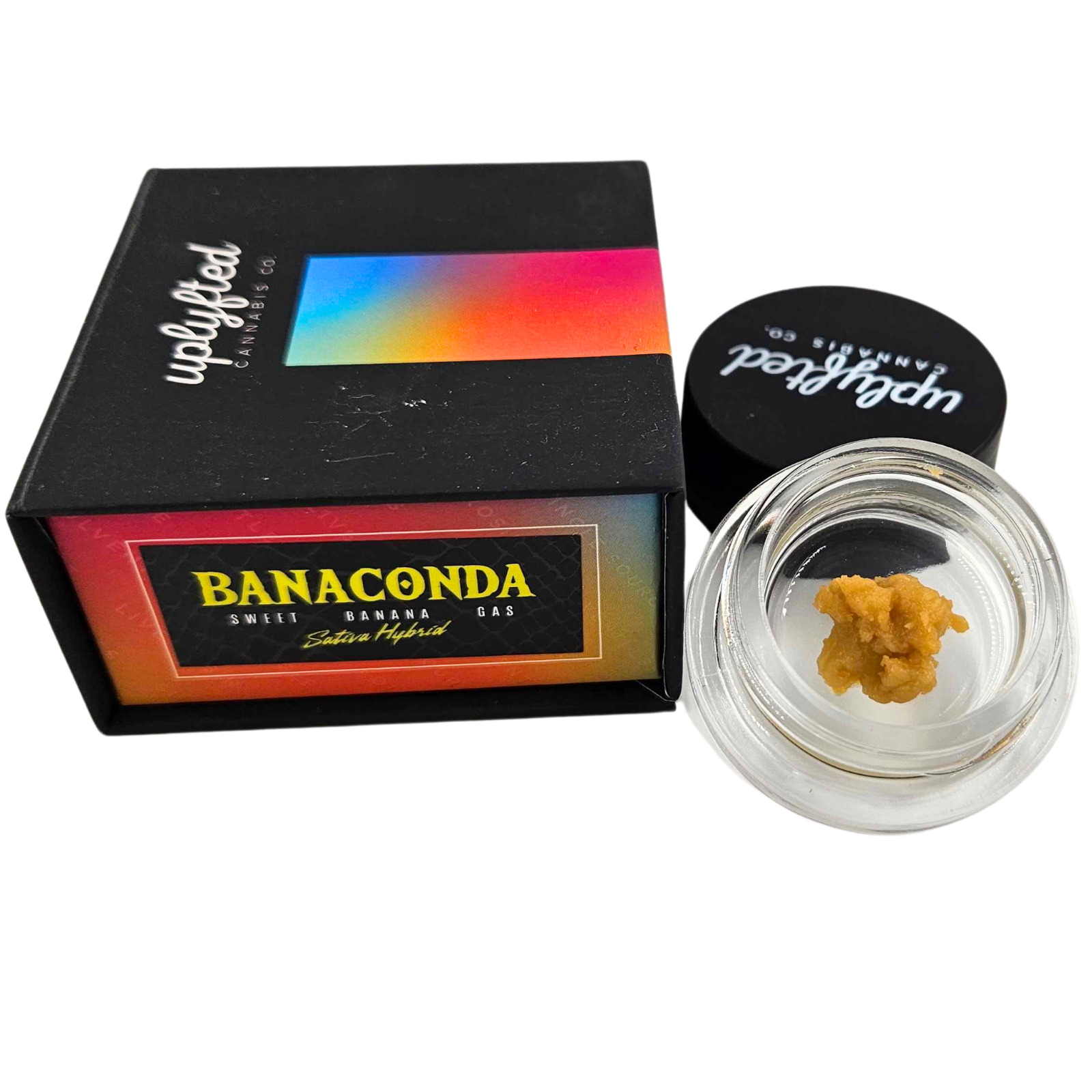 Photograph of product: UPLYFTED | Concentrate | Live Rosin | 90U | Banaconda