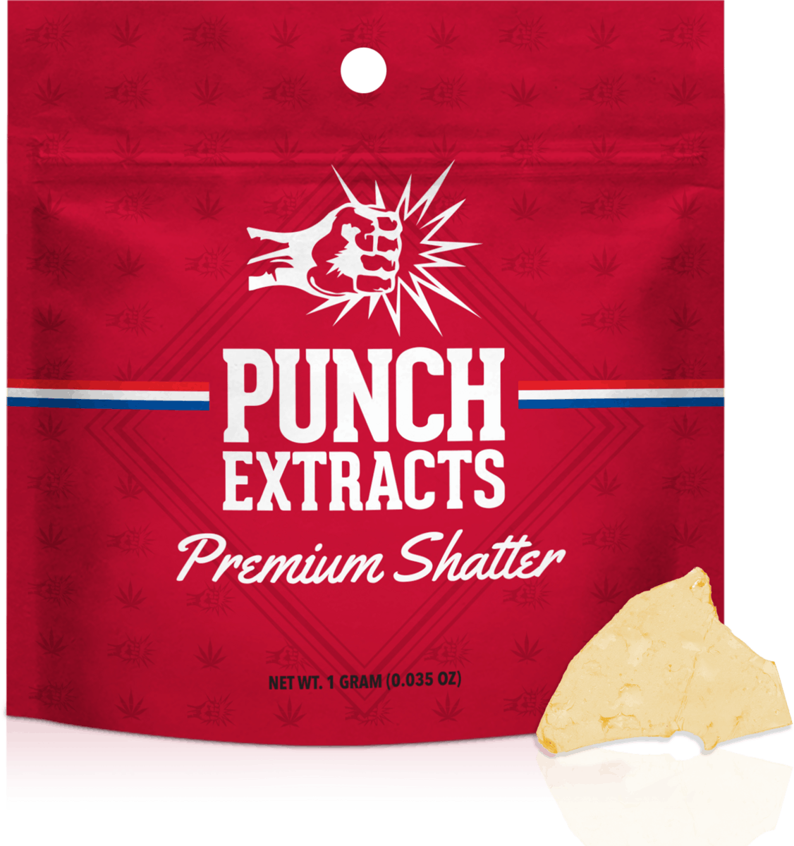 Photograph of product: BHO SHATTER - HONEY BUNS (1G)