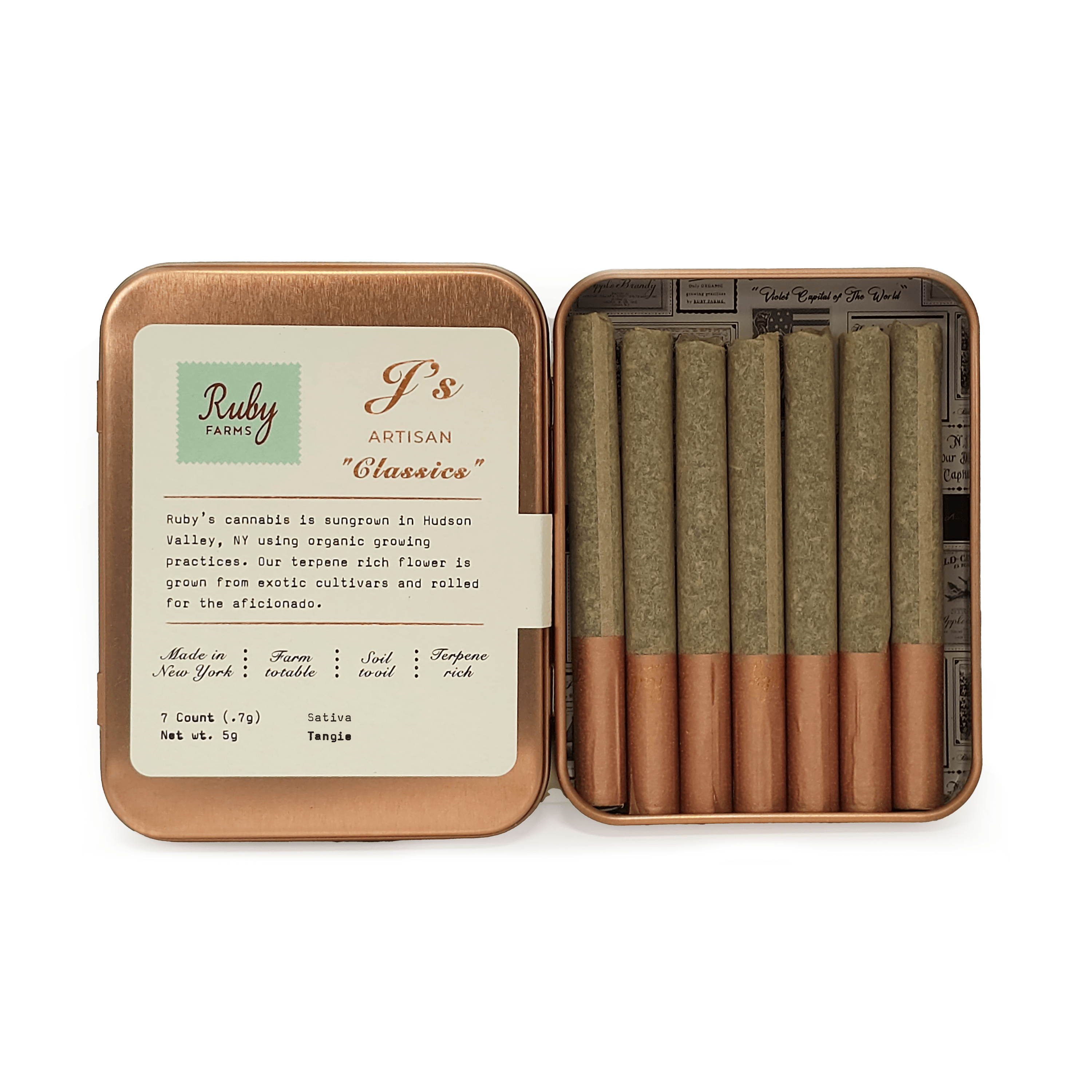 Photograph of product: Ruby Farms | Tangie | Ruby Classics | Oui'd | 7pk