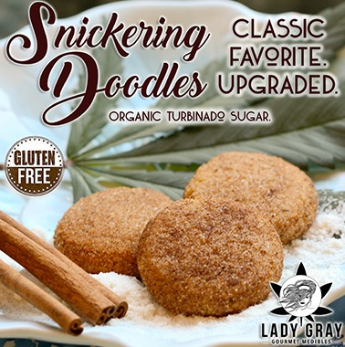 Photograph of product: Snickering Doodles Cookie (10mg) By Lady Gray