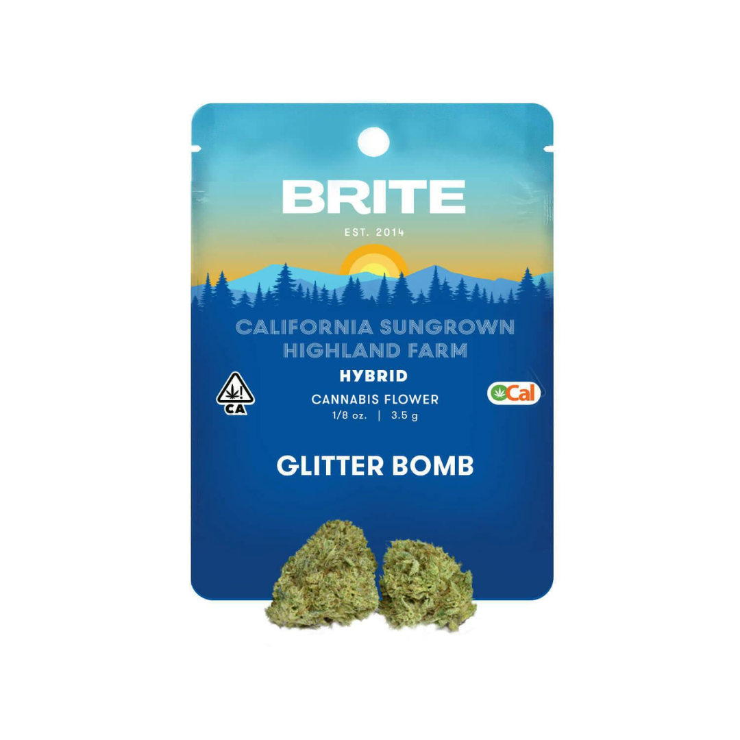 Photograph of product: Brite Labs - Glitter Bomb (Hybrid) Flower 3.5g