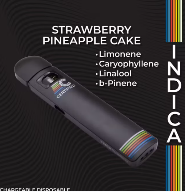 Photograph of product: Strawberry Pineapple Cake Disposable Vape