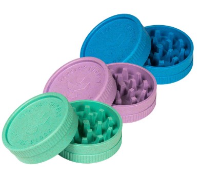 Photograph of Product: 2 Piece Hemp Grinder (Indigo)