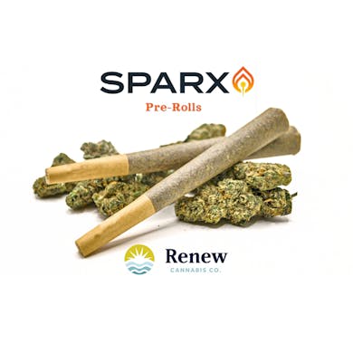 Photograph of product: Sparx - Bruce Banner - 2g (2pk) Pre-Roll