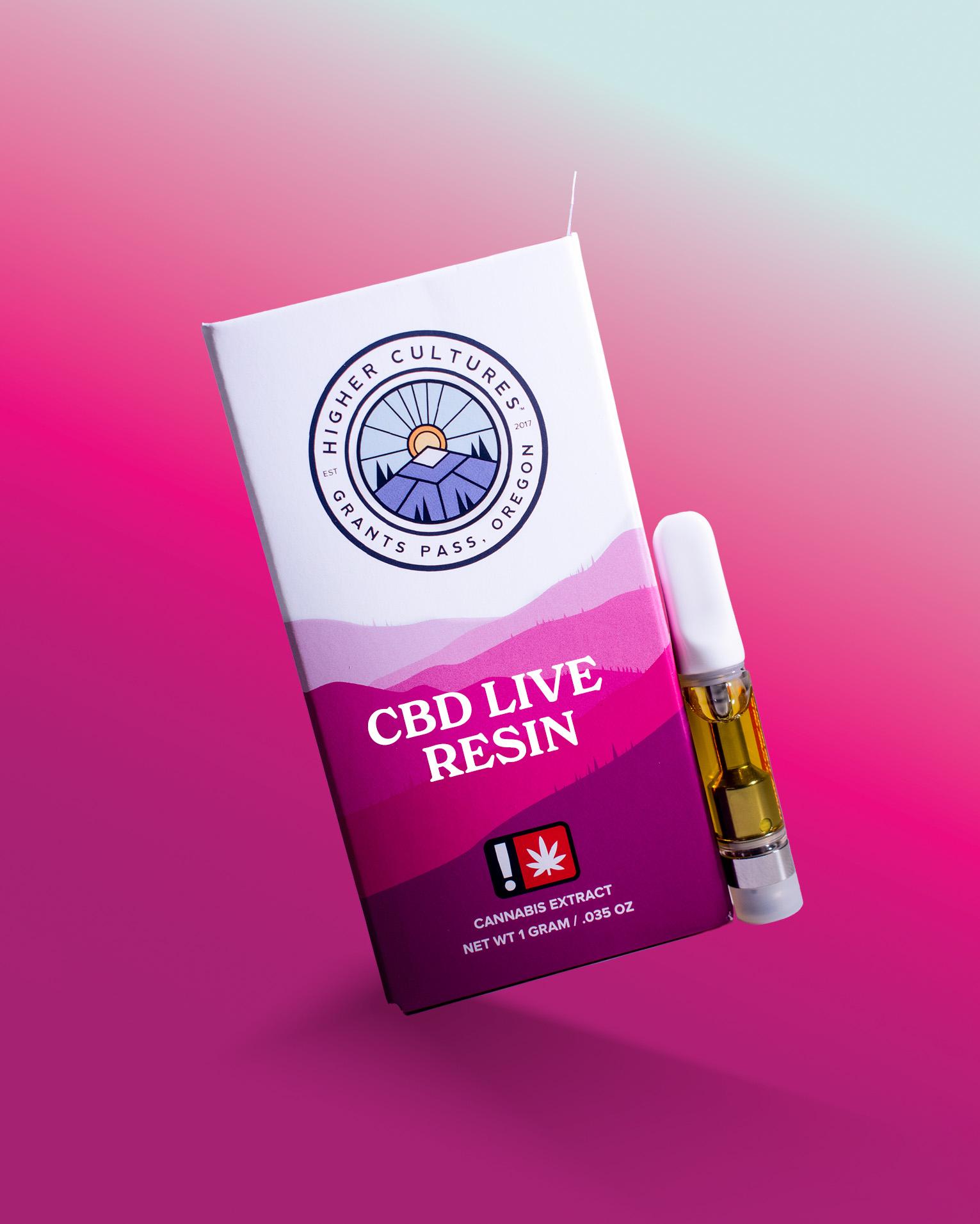 Photograph of product: Higher Cultures - Live Resin - Garlicot Bvbblegum 1:1