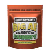 Photograph of product: Peach Mango 100mg 1pc Big AF Gummy - Good Day Farm