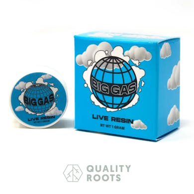 Photograph of product: BIG GAS | DEVIL'S APPLE | LIVE RESIN | BADDER