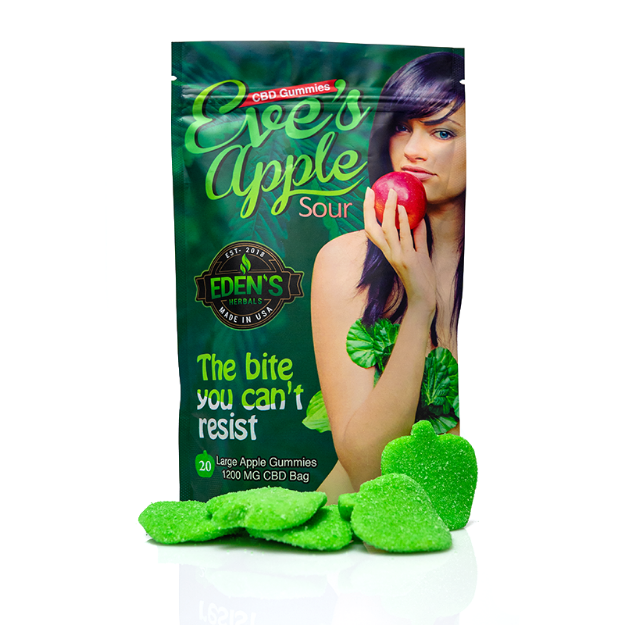 Photograph of product: EDH | CBD Lg Apple Gummies | 1200mg CBD