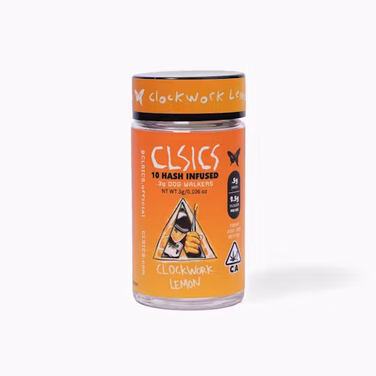 Photograph of product: Clockwork Lemon Rosin Prerolls 10pk [S] Infused   Clsics