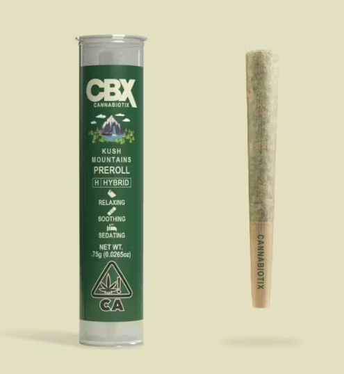 Photograph of product: Kush Mountains - .75g Pre-Roll - 