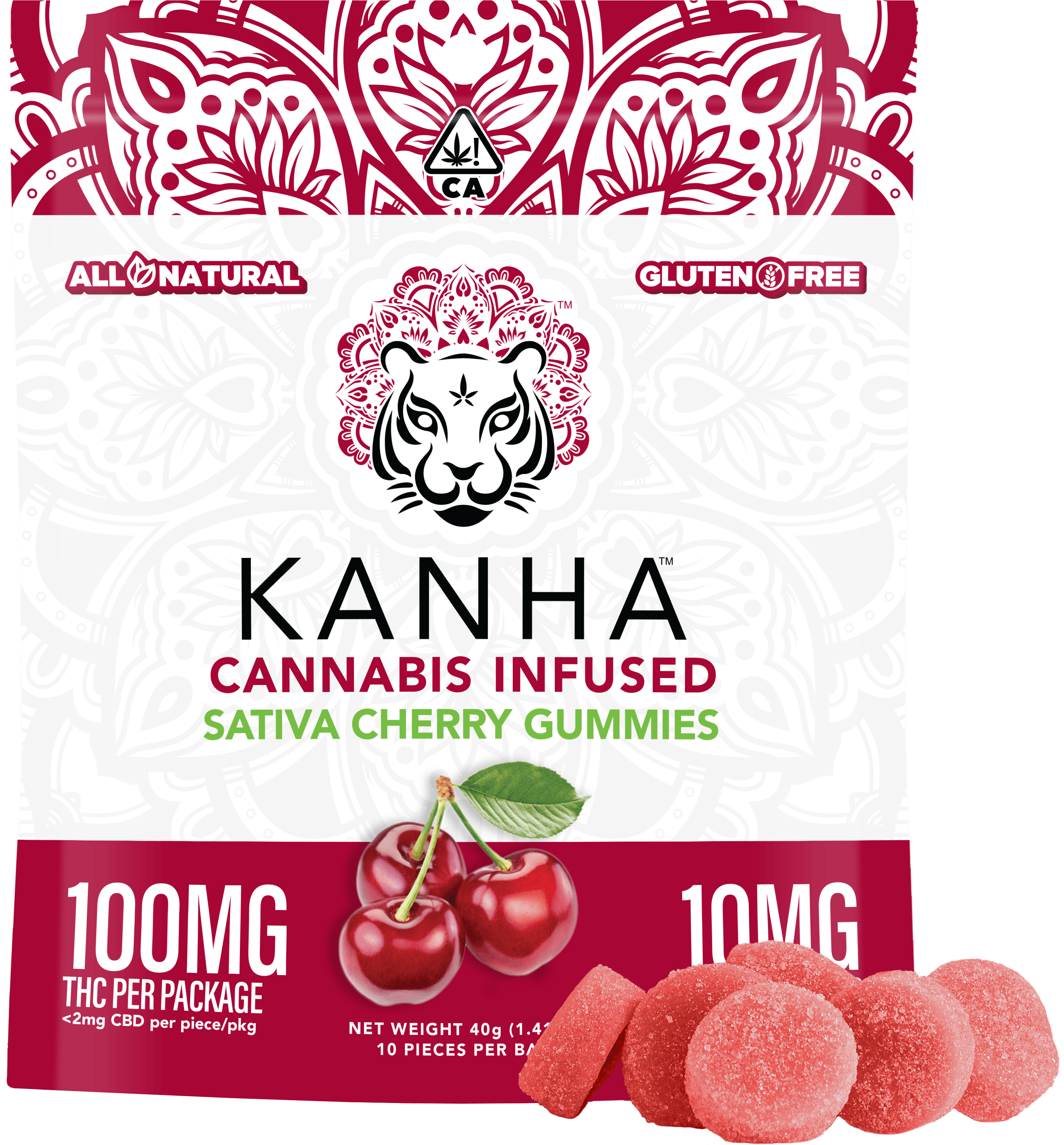 Photograph of product: Cherry - 100mg