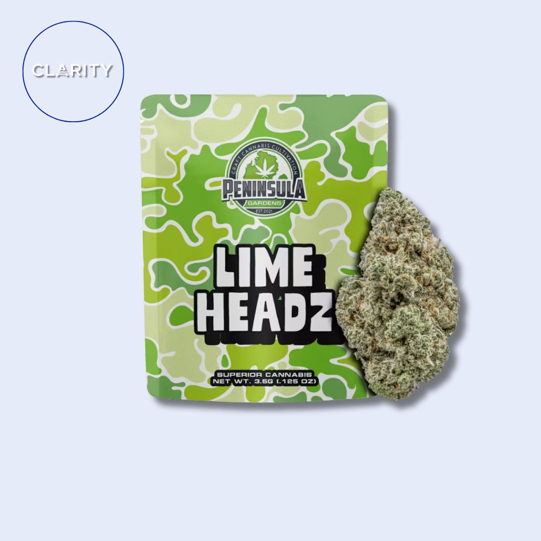 Photograph of Product: Peninsula Gardens Prepackaged Flower | Lime Headz - 3.5g