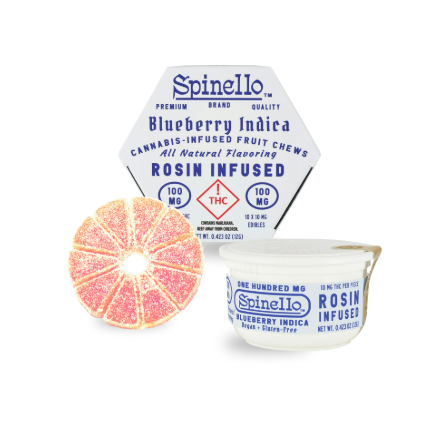 Photograph of product: SPINELLO - BLUEBERRY Oui'd LIVE ROSIN GUMMY (1PC) (100MG) (I)
