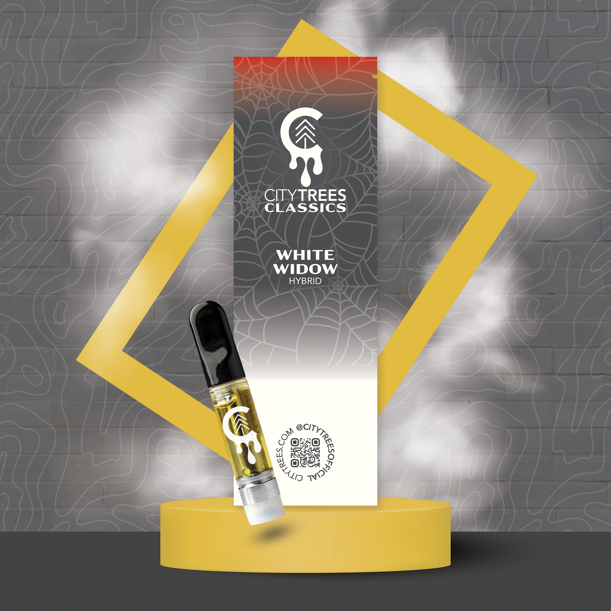 Photograph of product: City Trees | Cartridge | White Widow | .85g